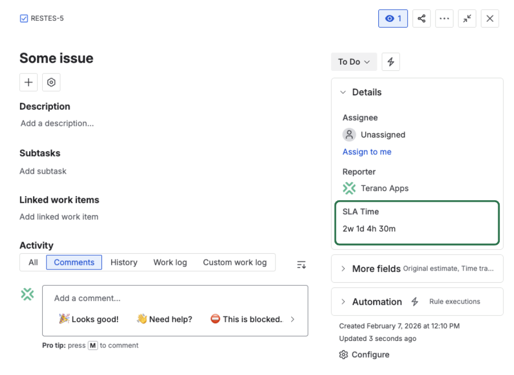 Multiple Jira-style time fields on one issue